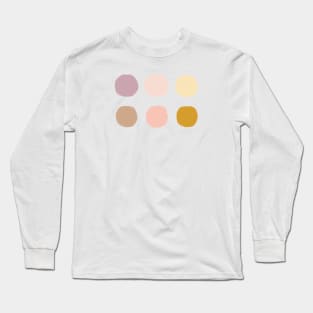 color palette Long Sleeve T-Shirt